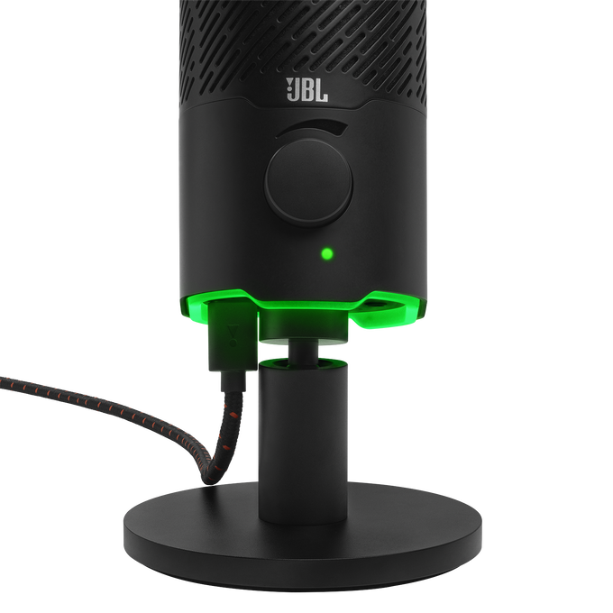 JBL Quantum Stream - Black - Dual pattern premium USB microphone for streaming, recording and gaming - Detailshot 4 image number null